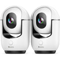 Cloarks 2K Pan/Tilt Security Camera, WiFi Indoor Cameras for Home Security with AI Motion Detection, Pet/Dog/Baby Camera with Phone App, 2-Way Audio, 24/7, Siren, TF/Cloud Storage