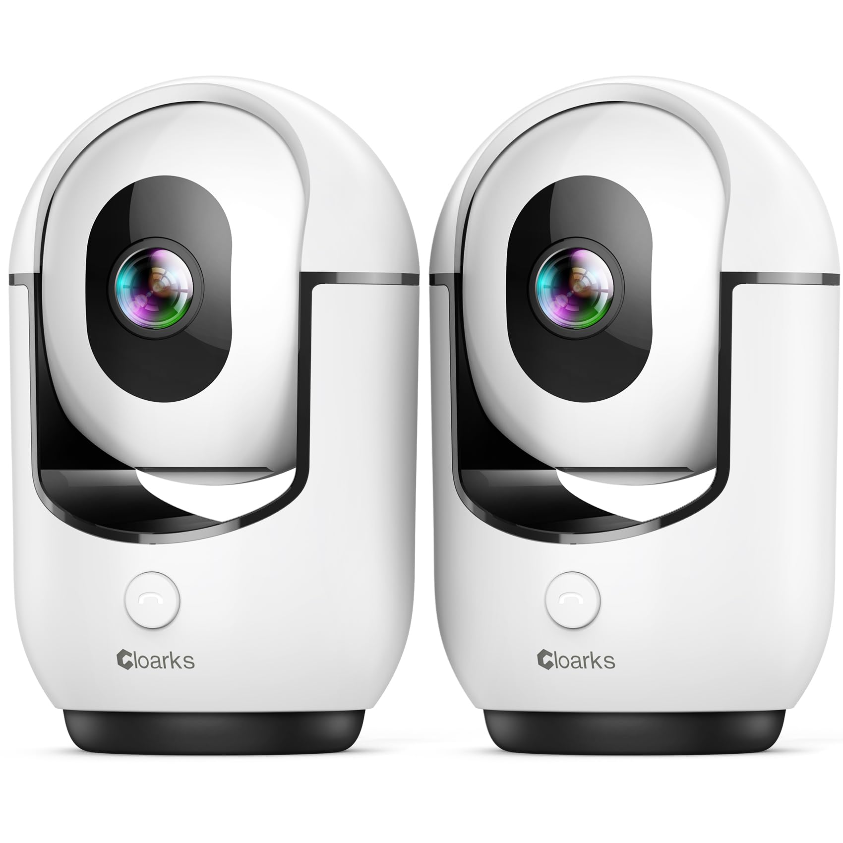 Cloarks 2K Pan/Tilt Security Camera, WiFi Indoor Cameras for Home Security with AI Motion Detection, Pet/Dog/Baby Camera with Phone App, 2-Way Audio, 24/7, Siren, TF/Cloud Storage