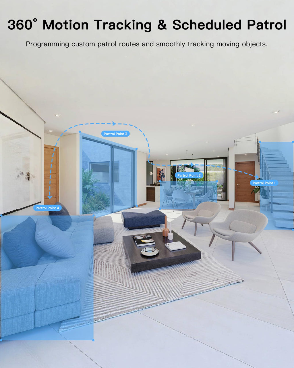ARENTI 5G Indoor Security Camera, 4MP Pet Camera with Speaker for Dog/Cat, Baby Monitor with Phone App, Dual-Band WiFi, Auto Tracking, Super Night Vision, 2-Way Talk, Cloud & SD Card Storage(P2Q)
