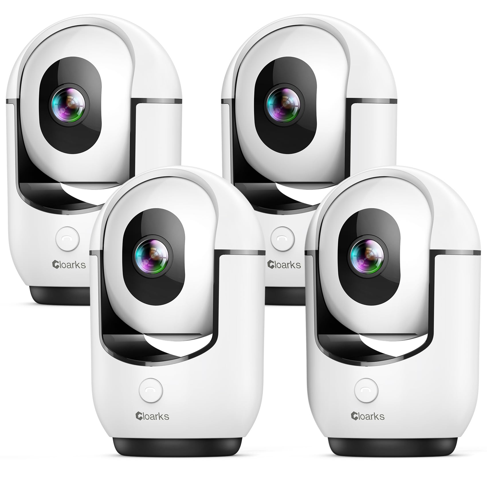 Cloarks 2K Pan/Tilt Security Camera, WiFi Indoor Cameras for Home Security with AI Motion Detection, Pet/Dog/Baby Camera with Phone App, 2-Way Audio, 24/7, Siren, TF/Cloud Storage